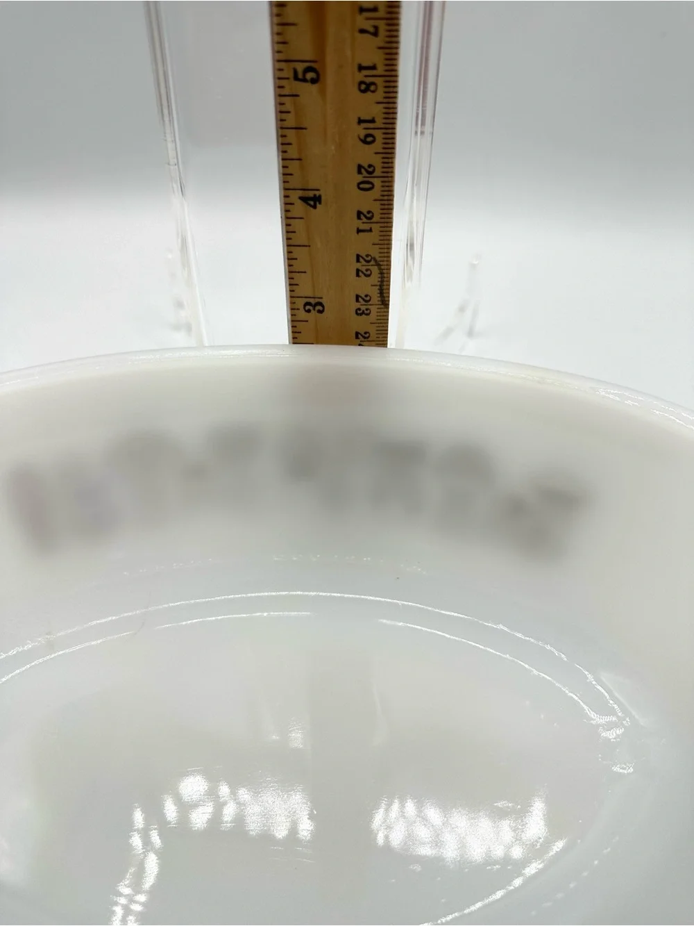 Glasbake 1Qt Vintage Oval Ovenware. USA Jeanette Glass. 1950s